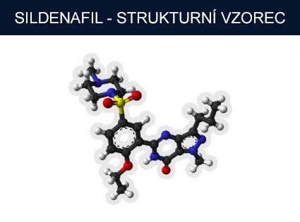 Sildenafil strukturní vzorec mob